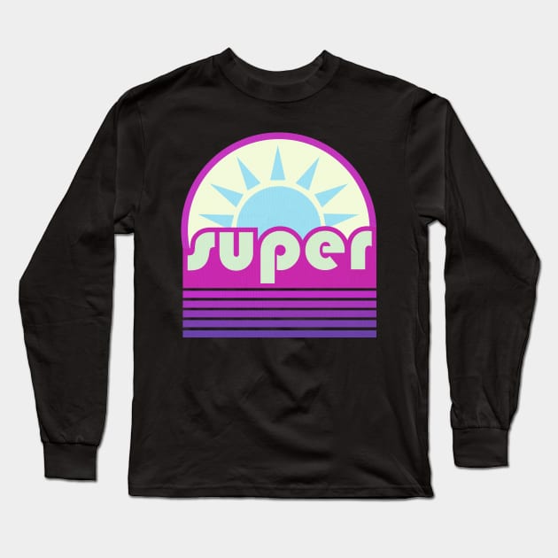 super duper ultraviolet Long Sleeve T-Shirt by melikeozmen